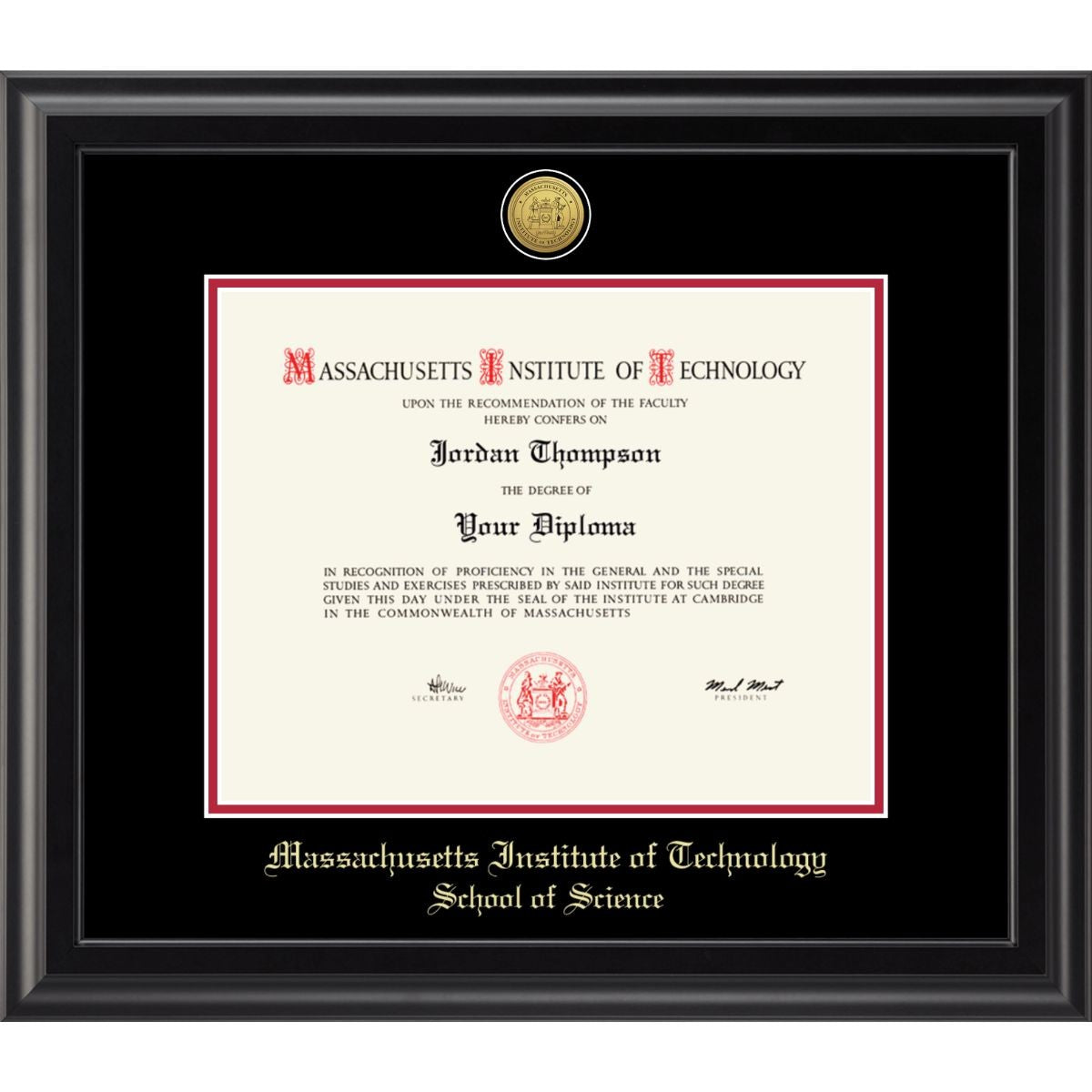 7397-MIT Medallion Midnight Black Matte Diploma Frame With Black  Mat_MIT School of Science.jpg