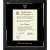 7398-Harvard Embossed Eclipse Black Satin High Gloss Diploma Frame With Black Mat_Harvard - Grad.jpg