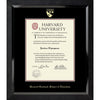 7398-Harvard Embossed Eclipse Black Satin High Gloss Diploma Frame With Black Mat_Harvard - School of Education.jpg
