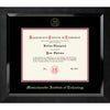 7399-MIT Embossed Eclipse Black Satin High Gloss Diploma Frame With Black  Mat_MIT.jpg