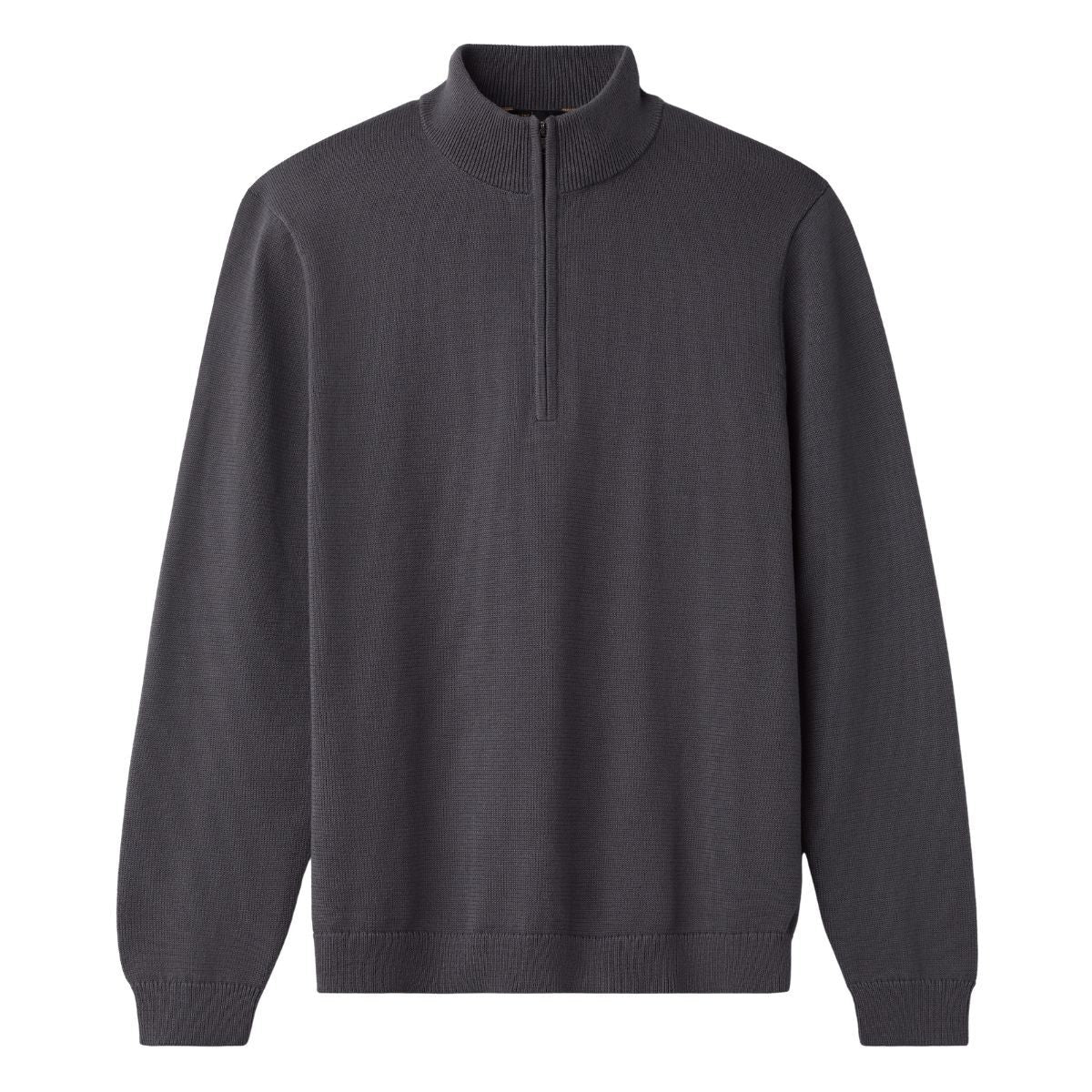 Harvard Rhone Commuter Iron 1/4 Zip Sweater - Charcoal / S