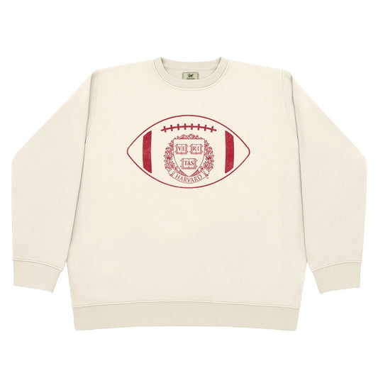7428-Harvard Crew Dog Football Crewneck_Cream.jpg