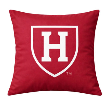 Harvard Athletic Shield 22 x 22 Pillow