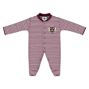 Harvard Infant Striped Footed Romper