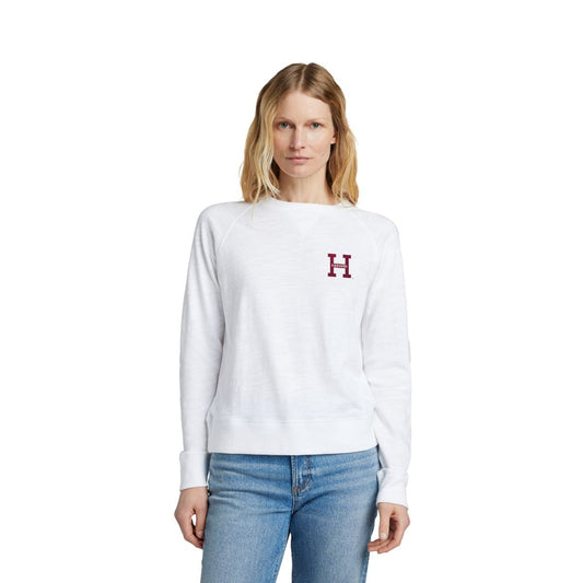 Harvard Faherty Women's Sunwashed Slub Crewneck