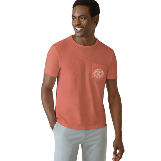 Harvard Faherty Sunwashed Pocket Tee