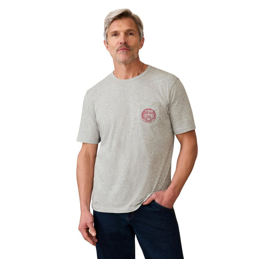 Harvard Faherty Sunwashed Pocket Tee