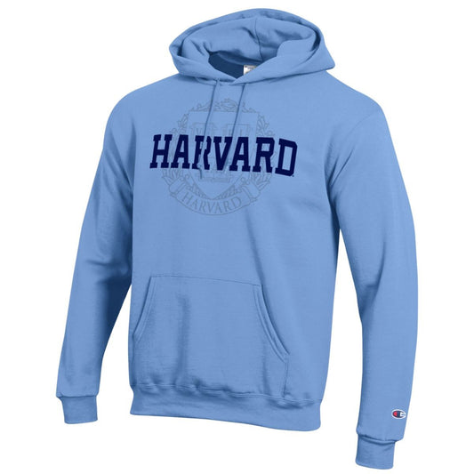 Harvard Champion Hoodie With Felt Applique Logo