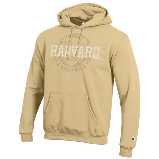 Harvard Champion Hoodie With Felt Applique Logo