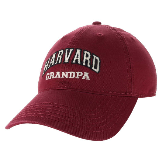 Harvard Embroidered Grandpa Washed Twill Hat