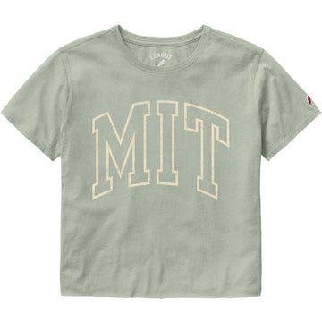 MIT Women's League Clothesline Crop Tee