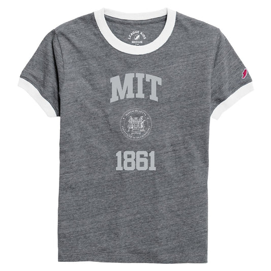 MIT League Youth Intramural Ringer With Seal Design