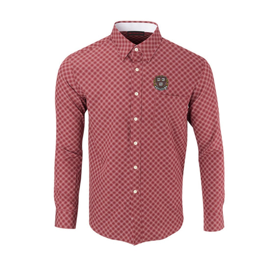 8232-Harvard Men's Boss Jason Diagonal Sport Shirt_Maroon.jpg