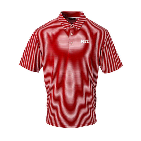 8237-MIT Men's Ecotec Carmel Stripe Polo_Maroon-White.jpg
