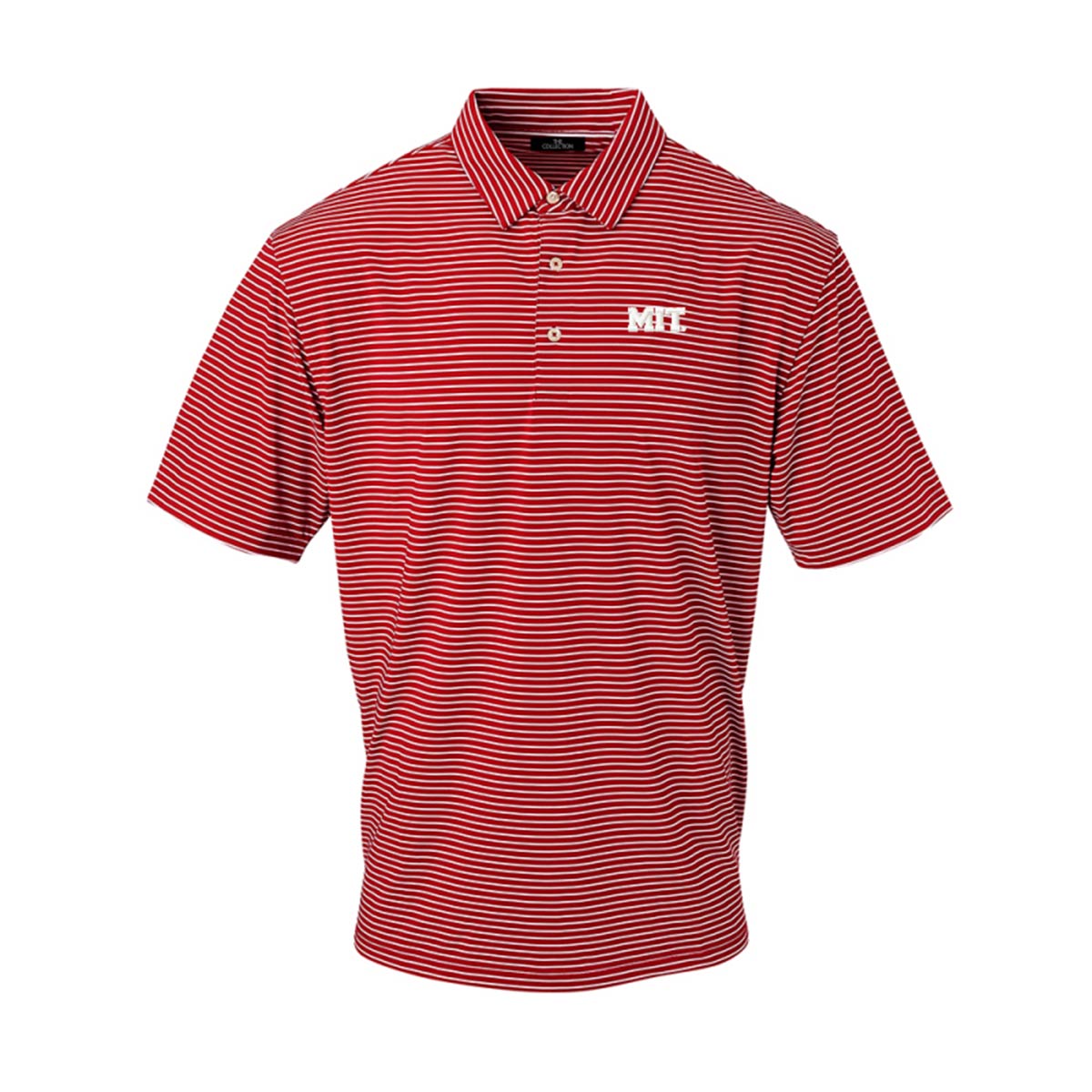 8237-MIT Men's Ecotec Carmel Stripe Polo_Maroon-White.jpg