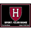8594-Harvard Custom Made Personalized Blanket_Harvard Athletic Shield_Black_01.jpg
