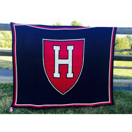 8594-Harvard Custom Made Personalized Blanket_Harvard Athletic Shield_Black_02.jpg