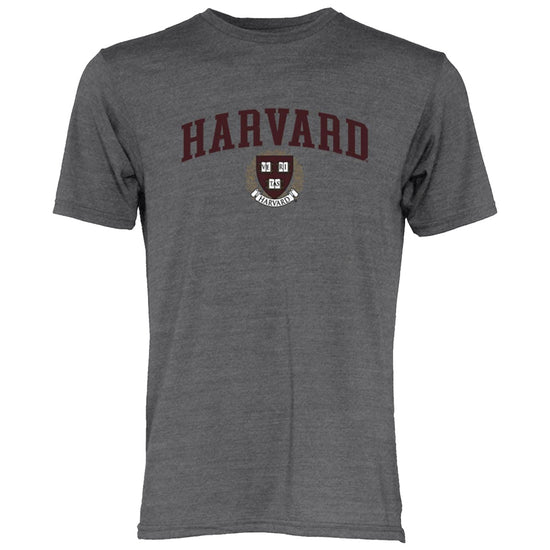 8635-Harvard Blue 84 Bi-Blend Arched Seal Tee Shirt_Grey.jpg