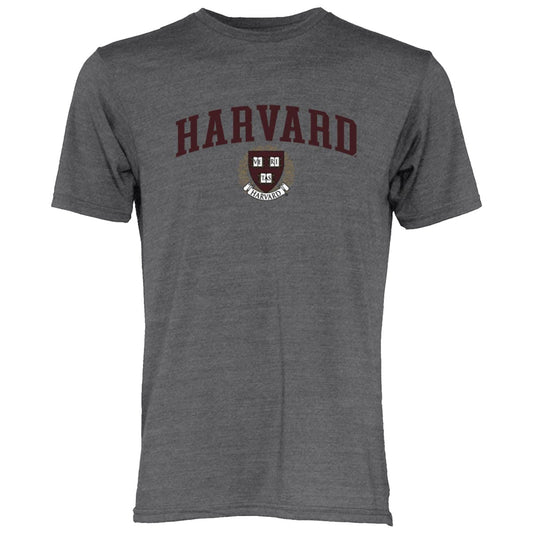 8635-Harvard Blue 84 Bi-Blend Arched Seal Tee Shirt_Grey.jpg