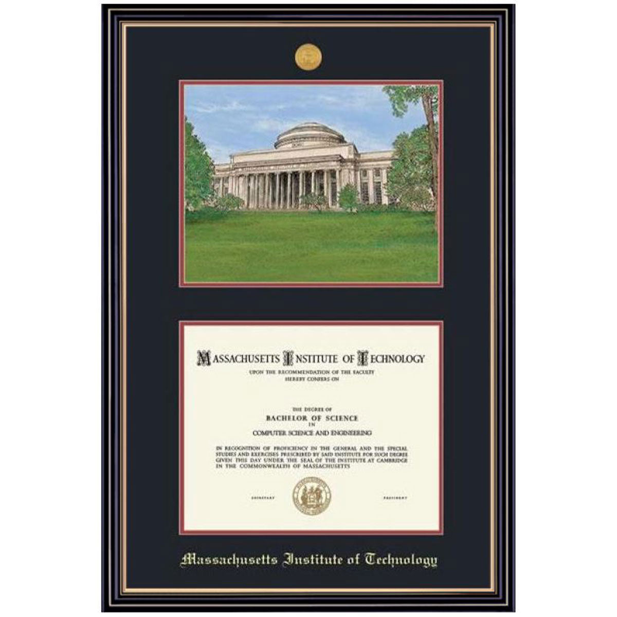 8776-MIT Medallion Diploma and Lithograph Frame_Prestige.jpg