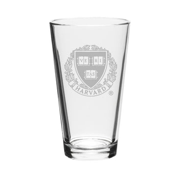 Harvard Veritas Engraved Set of 2 Pint Glass