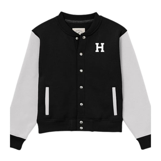 Harvard League Youth Varsity Embroidered Snap Jacket