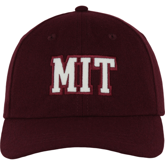 MIT Closed Edge Felt Appliqué Wool Blend Hat