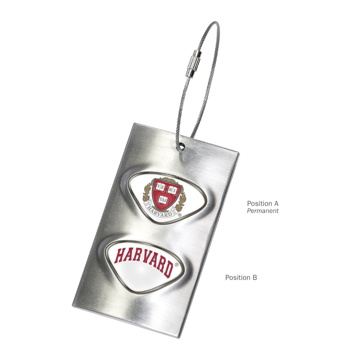 Harvard Metal Luggage/Bag Tag with Custom Medallions – The COOP