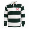 Harvard Barbarian Striped Embroidered Rugby Shirt