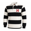 Harvard Barbarian Striped Embroidered Rugby Shirt