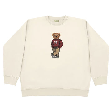 Harvard Crew Dog Embroidered Bear Heritage Crewneck