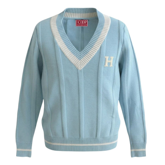 Harvard Women's Cable Knit V-neck Sweater