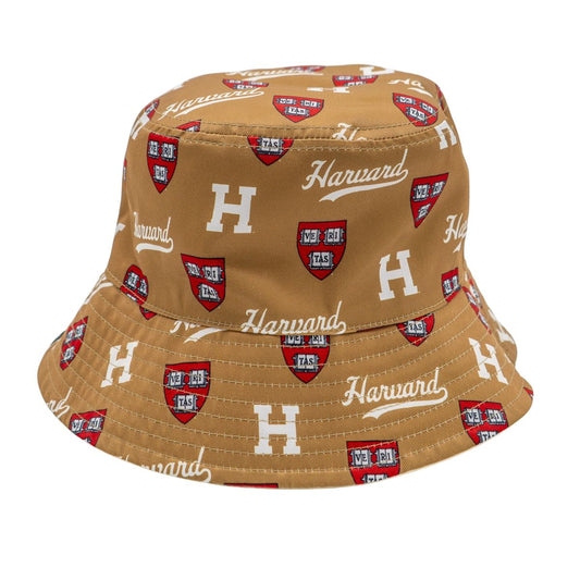 Harvard Official League Embroidered Reversible Bucket Hat