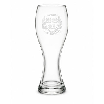 Harvard Veritas Engraved 23 oz. Giant Pilsner Glass