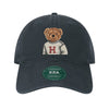 Harvard Crew Dog Embroidered Sweater Bear Adjustable Hat