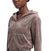 Harvard Rudsak Women's Tyra HV Zip Up Velour Hoodie