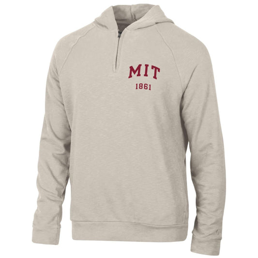 MIT Weekender 1/4  Zip French Terry Slub Lightweight Hood