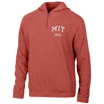 MIT Weekender 1/4  Zip French Terry Slub Lightweight Hood