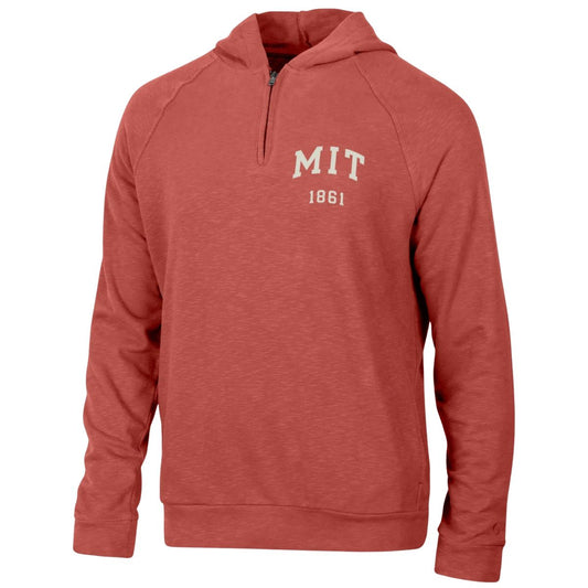 MIT Weekender 1/4  Zip French Terry Slub Lightweight Hood