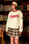 Harvard Official League Embroidered Corduroy High Profile Hat