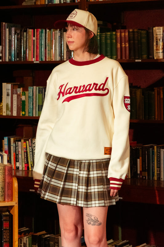 Harvard Official League Embroidered Corduroy High Profile Hat