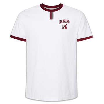 Harvard Vintage Ringer Tab Tee