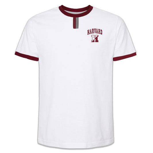 Harvard Vintage Ringer Tab Tee