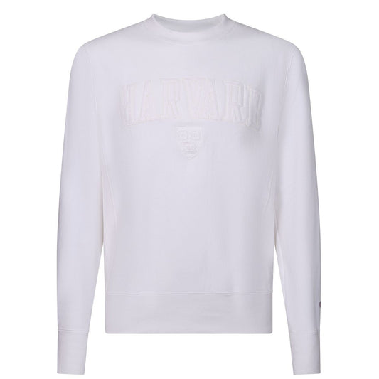 Harvard Champion Reverse Weave Felt Applique Tonal Crew