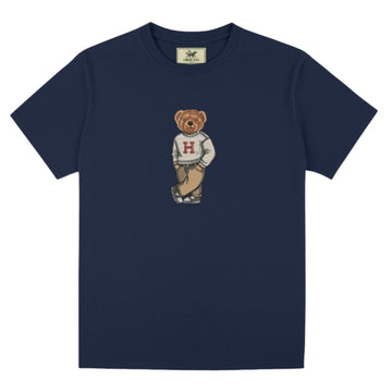 Harvard Crew Dog Embroidered Bear Tee