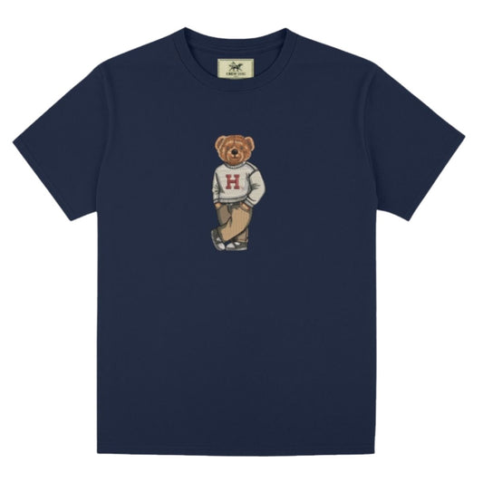Harvard Crew Dog Embroidered Bear Tee