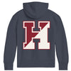 Harvard Hampton Block H Applique Hoodie