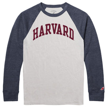 Harvard League Raglan Baseball Tee