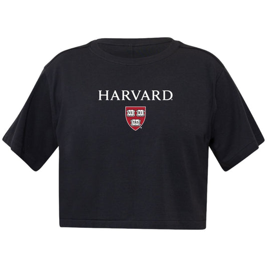 Harvard Lululemon Womens All Yours Organic Cotton Cropped T-Shirt