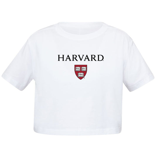 Harvard Lululemon Womens All Yours Organic Cotton Cropped T-Shirt